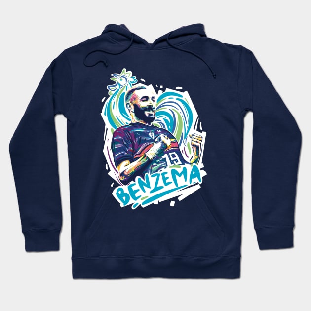 Karim Benzema for World Cup Qatar 2022 Hoodie by BAJAJU